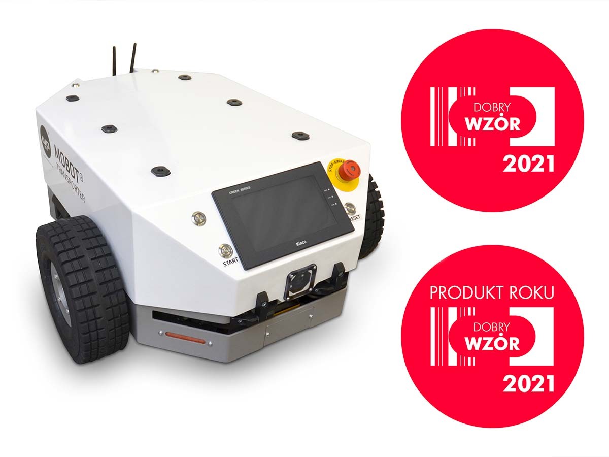 MOBOT® TRANSPORTER U1, robot mobilny WObit z nagrodą Dobry Wzór 2021 oraz Produkt Roku ARP 2021!
