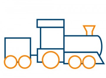 Mobile robots versus logistics trains