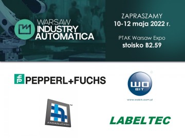 Zapraszamy na targi Automatyki Przemysłowej i Robotyki Warsaw Industry Automatica 2022