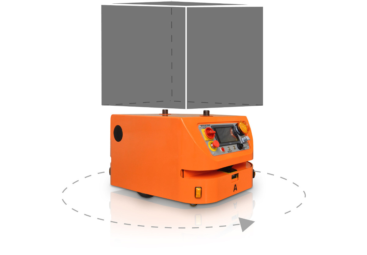 Industrial mobile robot MOBOT® AGV CubeRunner