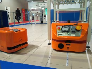 MOBOT AGV mobile robots at WIW 2018