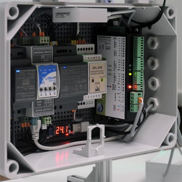 The SID116 brush motor controller manages the aeration of the photobioreactor